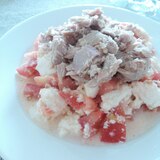 簡単イタリアン☆トマトとモッテァレラとツナのサラダ